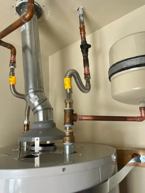 Water heater installation and plumbing repair in Williston